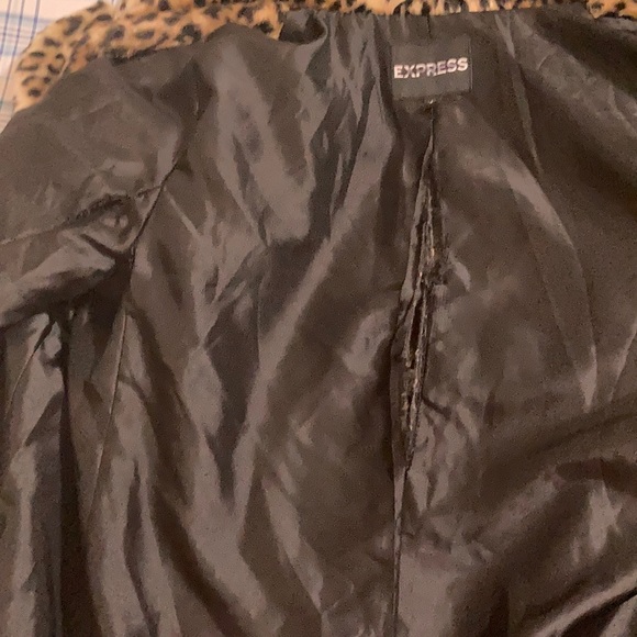 Express m length coat leopard - Picture 4 of 7